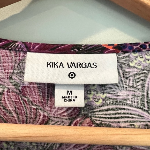 Women’s Coral Reef scallop edge wrap top- Kika Vargas x Target - purple -m - Picture 3 of 9